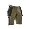 Afbeelding van Shorts, afneembare spijkerzakken,stretch | 17149-311 | 033-mosgroen