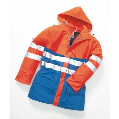 Foto van Hydrowear Plains Regenjas EN471 | 016880-1411 | oranje/korenblauw