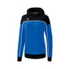 Afbeelding van ERIMA CHANGE by erima sweatshirt met capuchon Dames | new royal/zwart/wit | 1072311