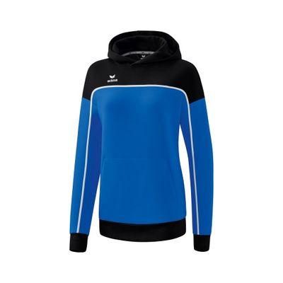 Foto van ERIMA CHANGE by erima sweatshirt met capuchon Dames | new royal/zwart/wit | 1072311