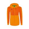 Afbeelding van ERIMA Six Wings trainingsjack met capuchon Dames | new orange/oranje | 1032223