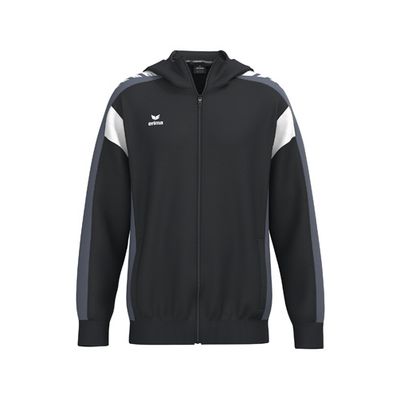 Foto van ERIMA CELEBRATE 125 Training Jacket with hood Unisex | zwart/slate grey | 1032532