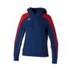 Afbeelding van ERIMA EVO STAR sweatshirt met capuchon Dames | new navy/rood | 1072426
