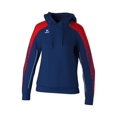 Foto van ERIMA EVO STAR sweatshirt met capuchon Dames | new navy/rood | 1072426