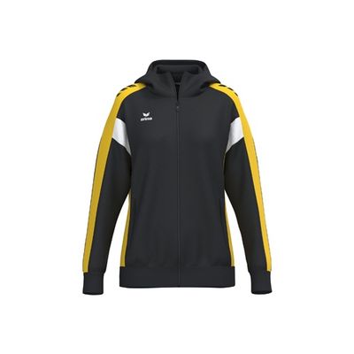 Erima Celebrate 125 trainingsjack met capuchon dames, 1032590, zwart/geel