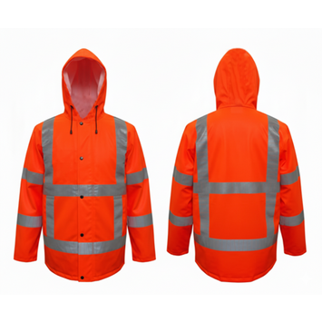 Foto van Bestex regenjas stretch RWS, rwjrws100, fluororanje