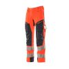 Foto van Mascot Accelerate Safe Broek met kniezakken | 19079-511 | 22210-hi-vis rood/donkermarine