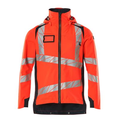 Foto van Mascot Accelerate Safe Shell jas | 19001-449 | 22210-hi-vis rood/donkermarine