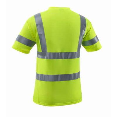 Foto van T-shirt, V-hals, klasse 2 | 18282-995 | 017-hi-vis geel