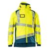 Afbeelding van Mascot Accelerate Safe Winterjas | 19335-231 | 1744-hi-vis geel/donkerpetrol