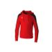 Erima Evo Star Hoodie kinderen, 1072401, rood/zwart