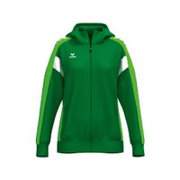 ERIMA CELEBRATE 125 Training Jacket with hood Dames | smaragd/green gecko | 1032538