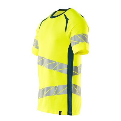 Foto van Mascot Accelerate Safe T-shirt | 19082-771 | 1744-hi-vis geel/donkerpetrol