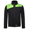 Afbeelding van Softshell Bicolor Naden | zwart/limegroen | 402021-0937 | TRICORP WORKWEAR