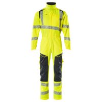 Mascot Accelerate Safe Overall met kniezakken | 19519-236 | 17010-hi-vis geel/donkermarine