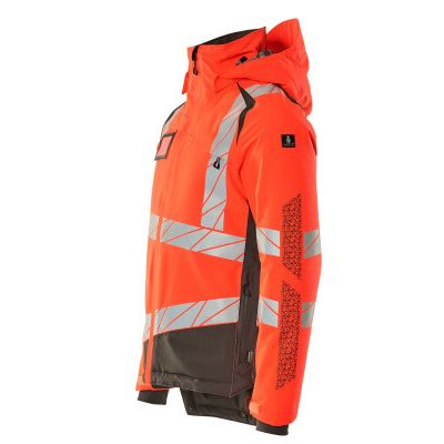 Foto van Mascot Accelerate Safe Winterjas | 19335-231 | 22218-hi-vis rood/donkerantraciet