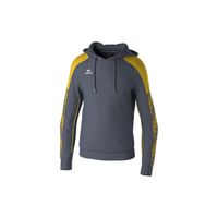 Erima Evo Star Hoodie kinderen, 1072405, slategrey/geel