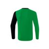 Afbeelding van 5-C longsleeve Kinderen | smaragd/zwart/wit | 1331905