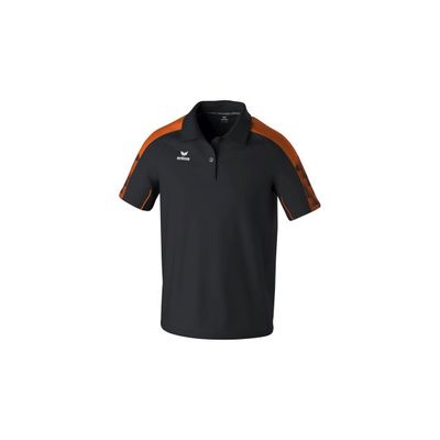 Erima Evo Star polo heren, 1112410, zwart/oranje