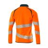 Afbeelding van Mascot Accelerate Safe Sweatshirt met rits | 19184-781 | 1444-hi-vis oranje/donkerpetrol