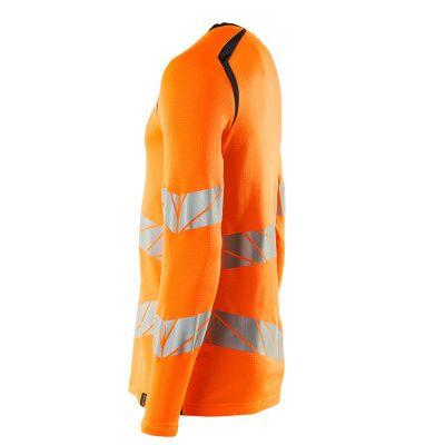 Foto van Mascot Accelerate Safe T-shirt, met lange mouwen | 19081-771 | 14010-hi-vis oranje/donkermarine