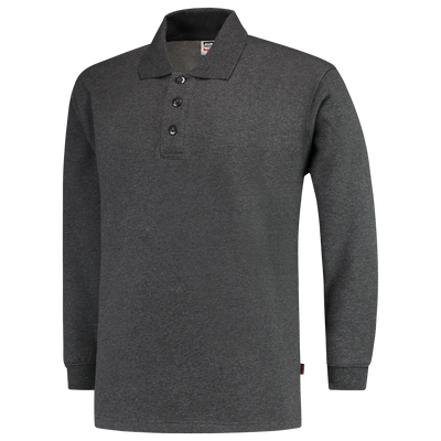 Foto van Polosweater | antraciet melange | 301004-880 | TRICORP WORKWEAR