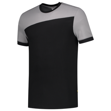 Foto van T-shirt Bicolor Naden | zwart/grijs | 102006-09 | TRICORP WORKWEAR