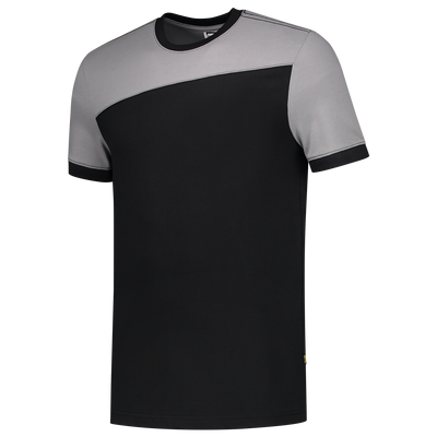 T-shirt Bicolor Naden | zwart/grijs | 102006-09 | TRICORP WORKWEAR