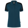 Afbeelding van Poloshirt Bicolor Redefined Dames | petrol/zwart | 206108-9309 | TRICORP WORKWEAR