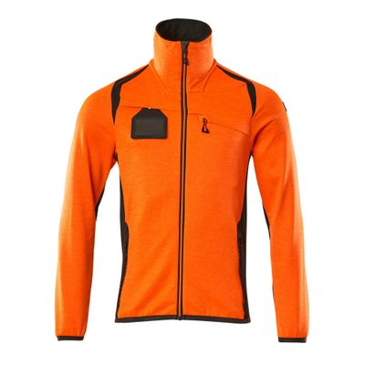 Mascot Accelerate Safe Fleecetrui met rits | 19403-316 | 1418-hi-vis oranje/donkerantraciet