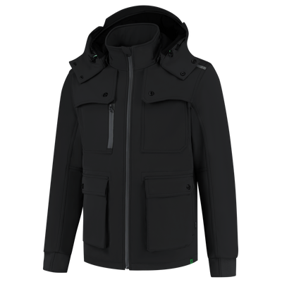 Foto van Winter Softshell Jack Rewear | zwart | 402712-09 | TRICORP WORKWEAR