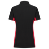 Afbeelding van Poloshirt Bicolor Dames | zwart/rood | 202003-0902 | TRICORP WORKWEAR