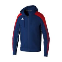 ERIMA EVO STAR trainingsjack met capuchon Unisex | new navy/rood | 1032404