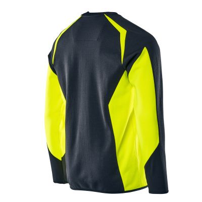 Foto van Mascot Accelerate Safe Sweatshirt | 22084-781 | 01017-donkermarine/hi-vis geel