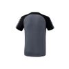 Afbeelding van ERIMA Six Wings T-shirt Unisex | slate grey/zwart | 1082207