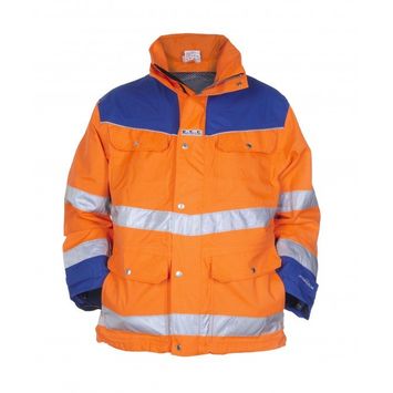 Foto van Hydrowear Fulda parka EN471 | 04026009P-1411 | oranje/korenblauw