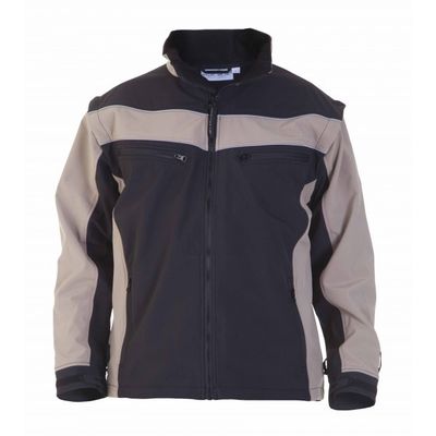 Foto van Hydrowear Rome softshelljack | 042600-59 | khaki/zwart