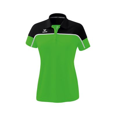 Erima Change polo dames, green/zwart/wit, 1112312