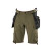 Afbeelding van Shorts, afneembare spijkerzakken,stretch | 17149-311 | 033-mosgroen