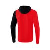 Afbeelding van 5-C sweatshirt met capuchon | rood/zwart/wit | 1071902
