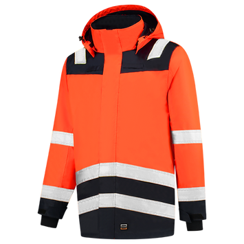 Parka High Vis Bicolor | fluororanje/donkermarine | 403020-14010 | TRICORP SAFETY Foto van Parka High Vis Bicolor | fluororanje/donkermarine | 403020-14010 | TRICORP SAFETY