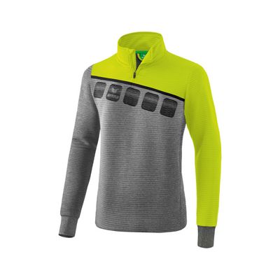 5-C trainingstop Kinderen | grey melange/lime pop/zwart | 1261908