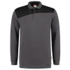 Afbeelding van Polosweater Bicolor Naden | donkergrijs/zwart | 302004-1809 | TRICORP WORKWEAR