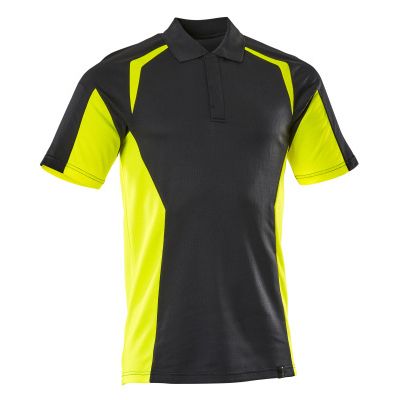 Foto van Mascot Accelerate Safe Poloshirt | 22083-771 | 0917-zwart/hi-vis geel