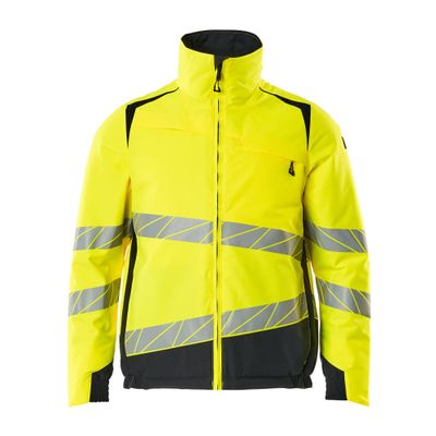 Foto van Mascot Accelerate Safe Winterjas | 19435-231 | 17010-hi-vis geel/donkermarine