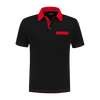 Afbeelding van Indushirt PS 200 Polo-shirt zwart-rood