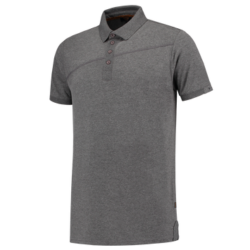 Foto van Poloshirt Premium Naden Heren | steengrijs melange | 204002-89 | TRICORP WORKWEAR