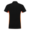 Afbeelding van Poloshirt Bicolor Borstzak | zwart/oranje | 202002-0998 | TRICORP WORKWEAR