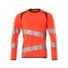 Mascot Accelerate Safe Sweatshirt | 19084-781 | 22210-hi-vis rood/donkermarine