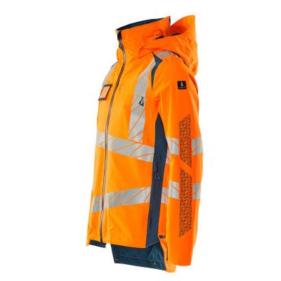 Foto van Mascot Accelerate Safe Shell jas | 19001-449 | 1444-hi-vis oranje/donkerpetrol